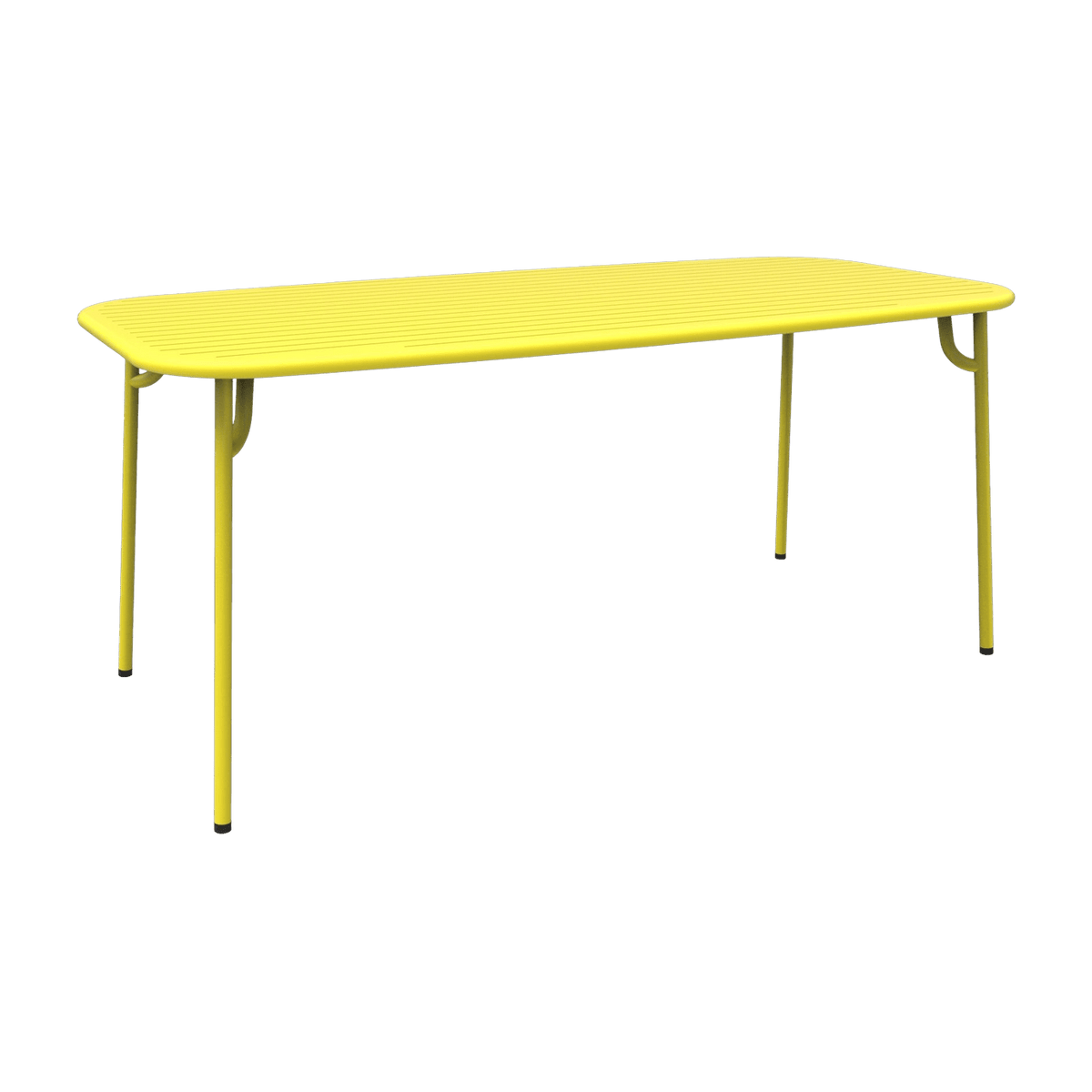 Table de jardin rectangulaire jaune 180 cm Week-End - Petite Friture - The Cool Republic