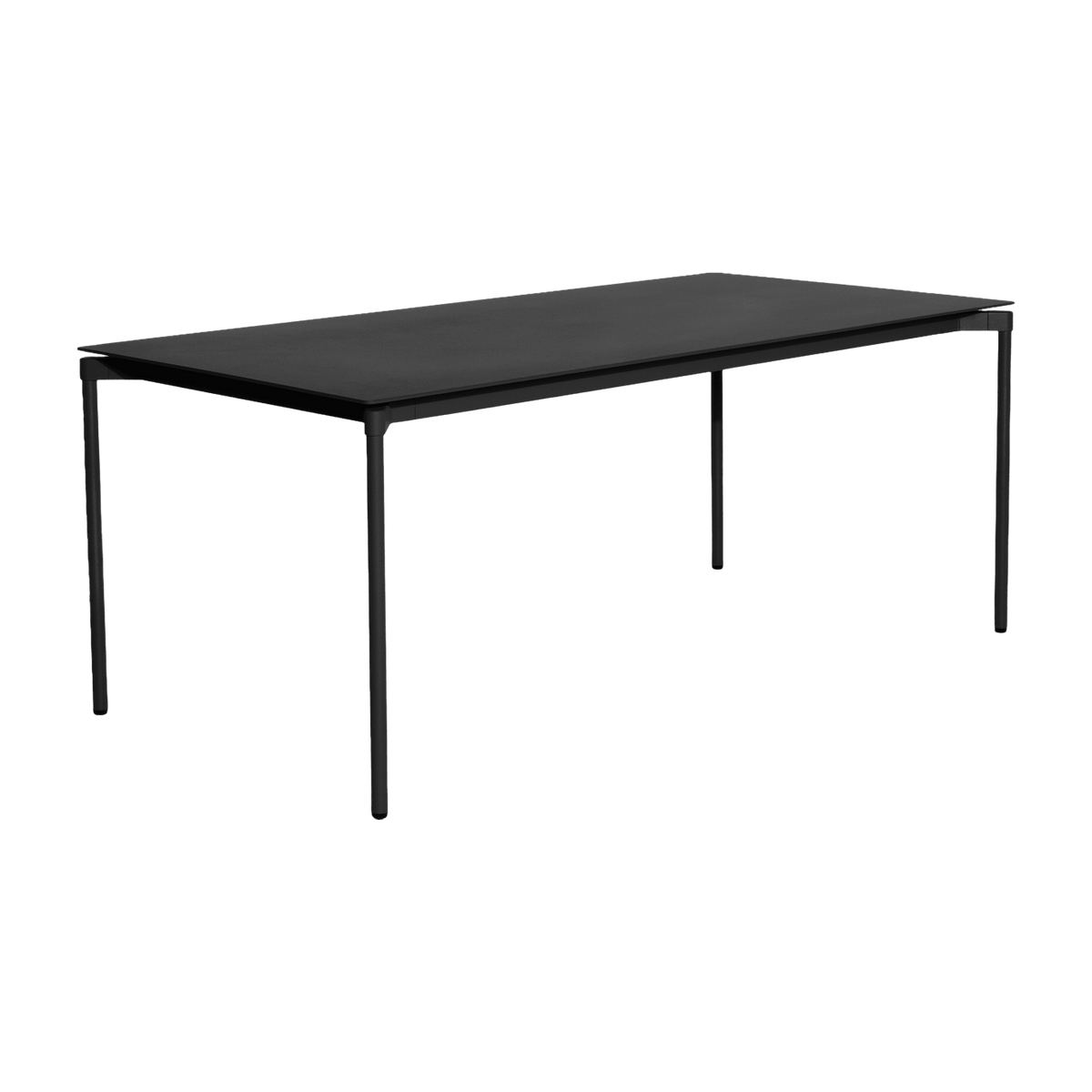Table de jardin rectangulaire noire Fromme - Petite Friture - The Cool Republic