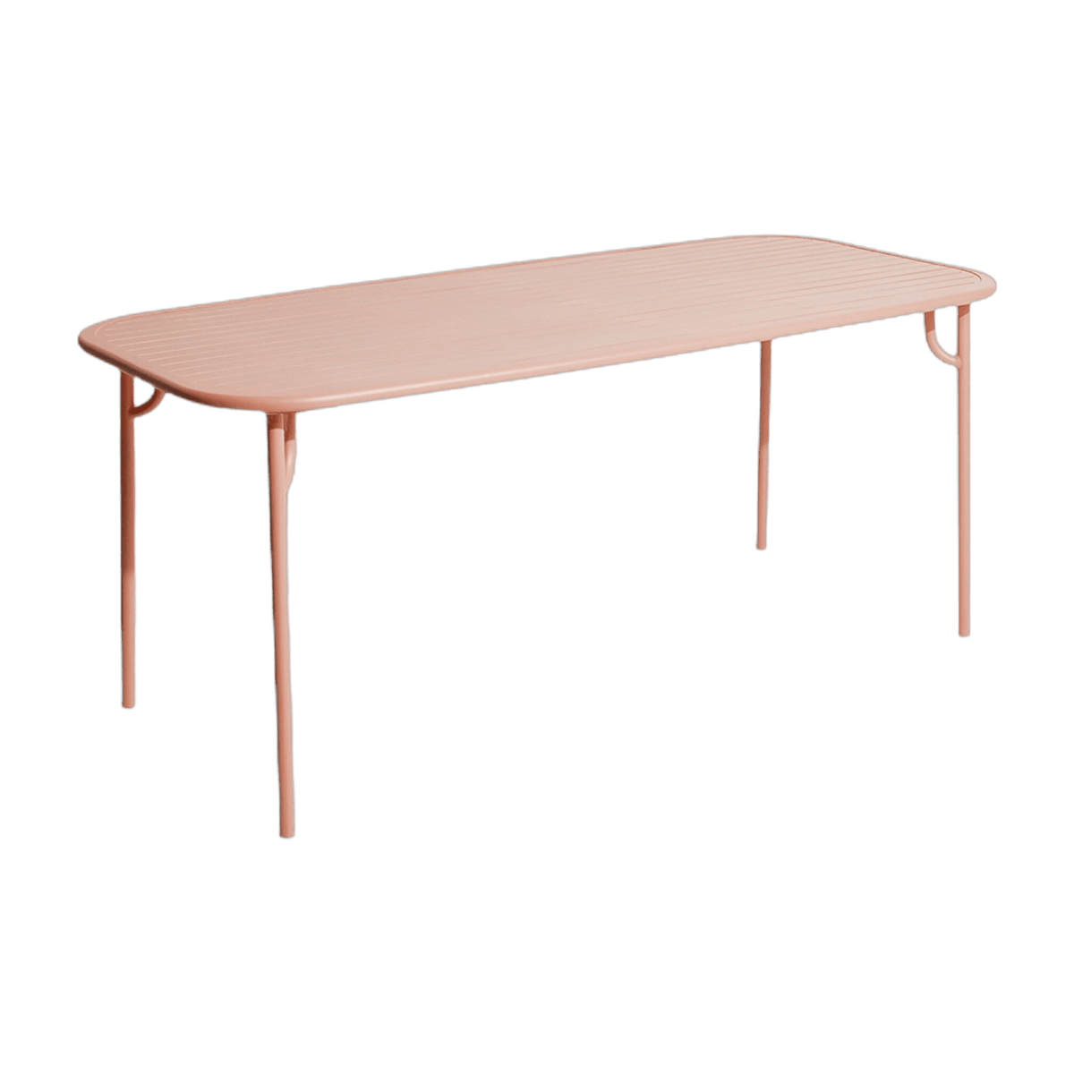 Table de jardin rectangulaire rose blush 180 cm Week end - Petite friture - The Cool Republic