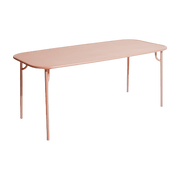 Table de jardin rectangulaire rose blush 180 cm Week end - Petite friture - The Cool Republic