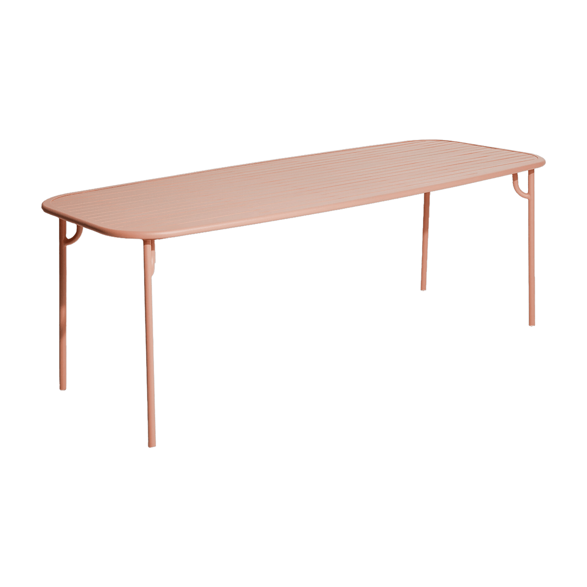 Table de jardin rectangulaire rose blush 220 cm Week end - Petite friture - The Cool Republic