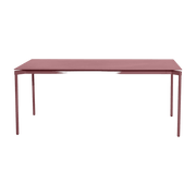 Table de jardin rectangulaire rouge brun Fromme - Petite friture - The Cool Republic