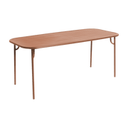 Table de jardin rectangulaire terracotta 180 cm Week end - Petite friture - The Cool Republic