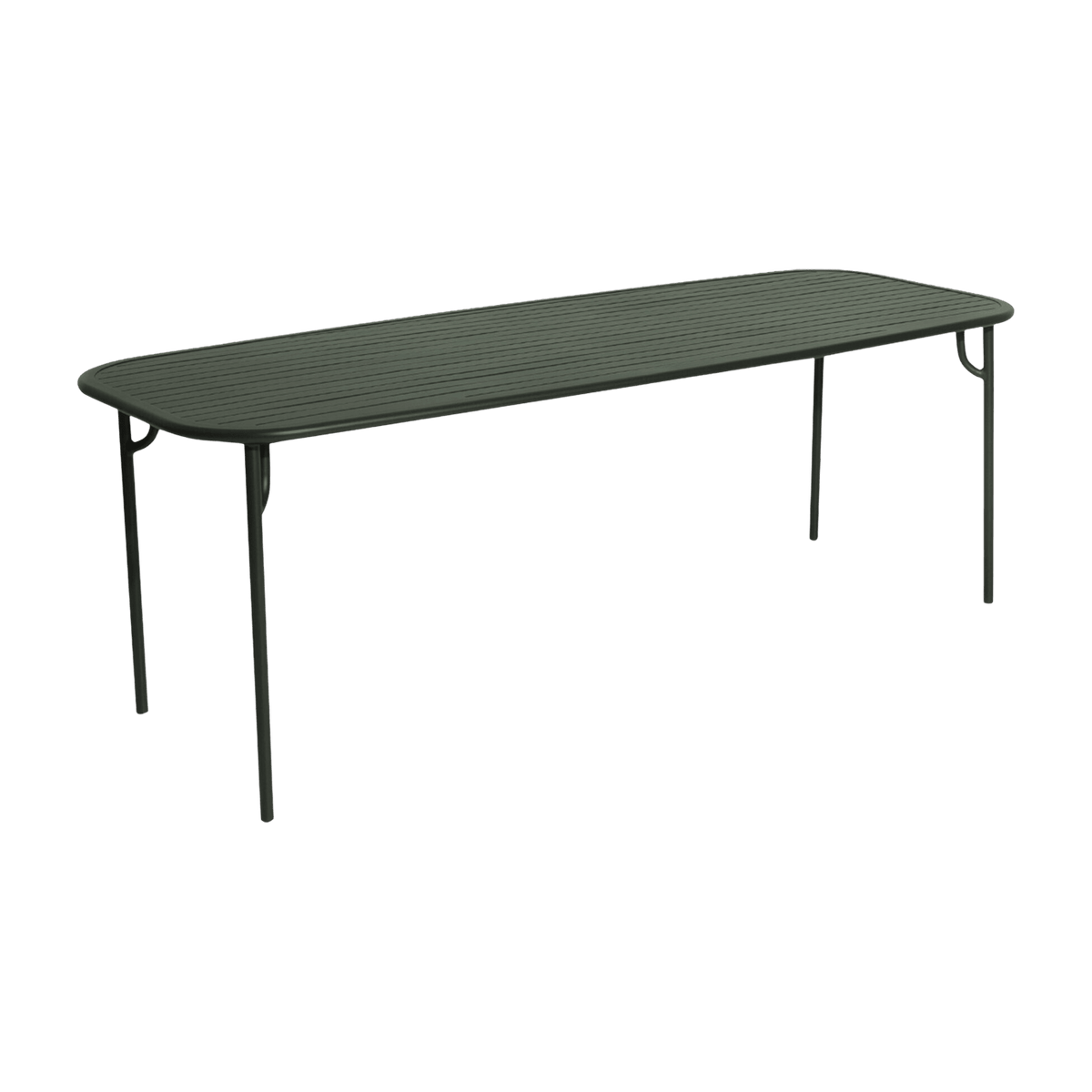 Table de jardin rectangulaire vert bouteille 220 cm Week end - Petite friture - The Cool Republic