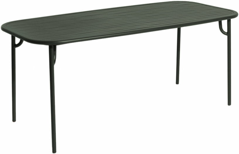 Table de jardin rectangulaire vert bouteillle 180 cm Week end - Petite friture - The Cool Republic