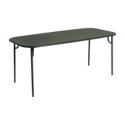 Table de jardin rectangulaire vert bouteillle 180 cm Week end - Petite friture - The Cool Republic