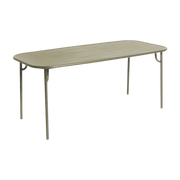 Table de jardin rectangulaire vert jade 180 cm Week-End - Petite Friture - The Cool Republic