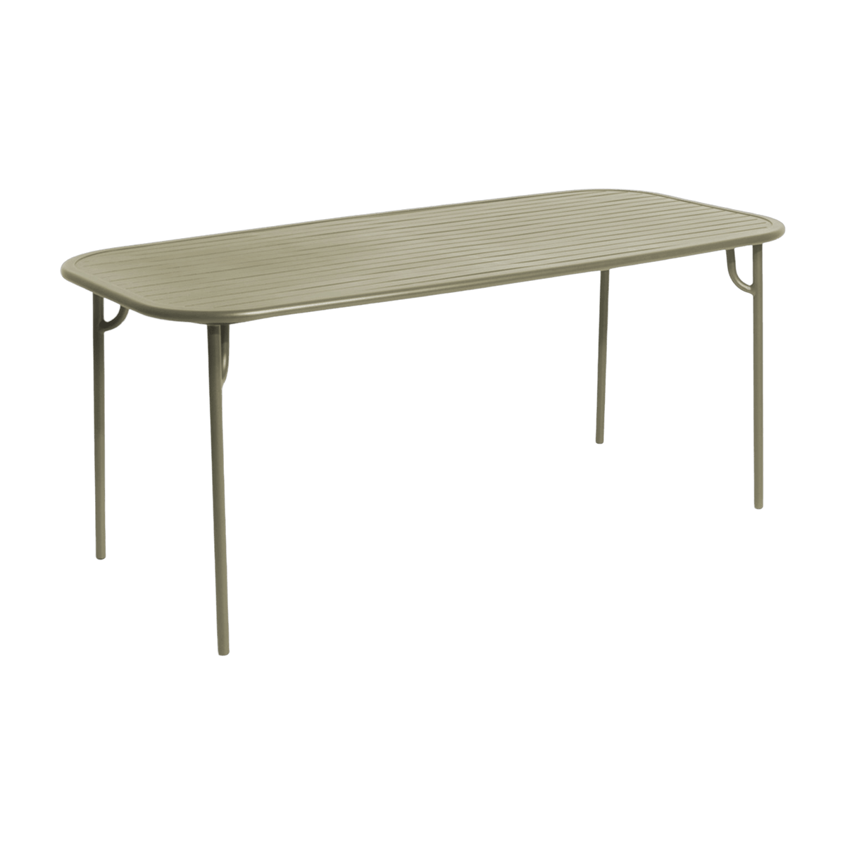 Table de jardin rectangulaire vert jade 180 cm Week-End - Petite Friture - The Cool Republic