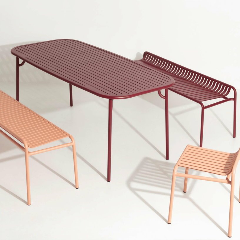 Table de jardin rectangulaire vert jade 220 cm Week end - Petite friture - The Cool Republic