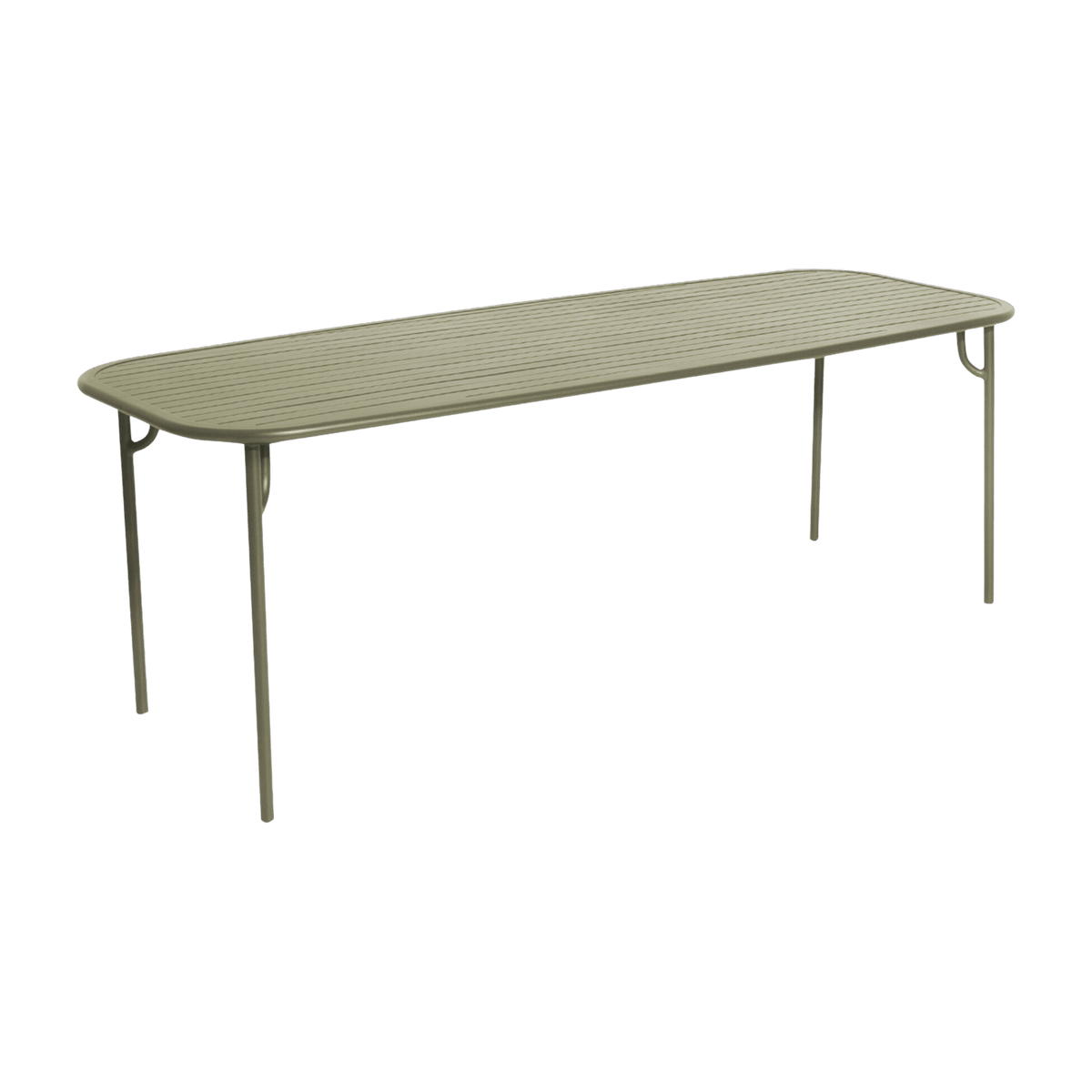 Table de jardin rectangulaire vert jade 220 cm Week end - Petite friture - The Cool Republic