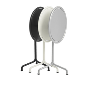 Table de jardin ronde en aluminium laqué blanc cassé 55x74cm Deville - HAY - The Cool Republic