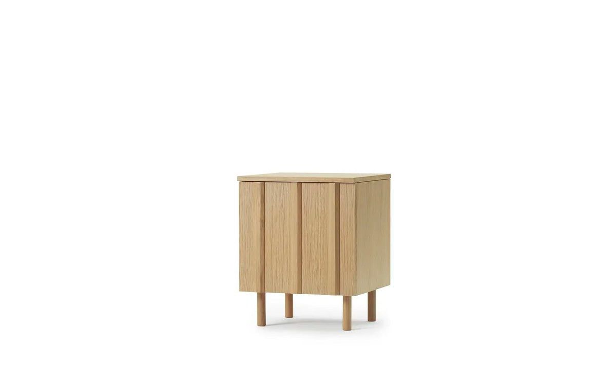 Table de nuit en chêne 42x40x52cm Rib - Normann Copenhagen - The Cool Republic