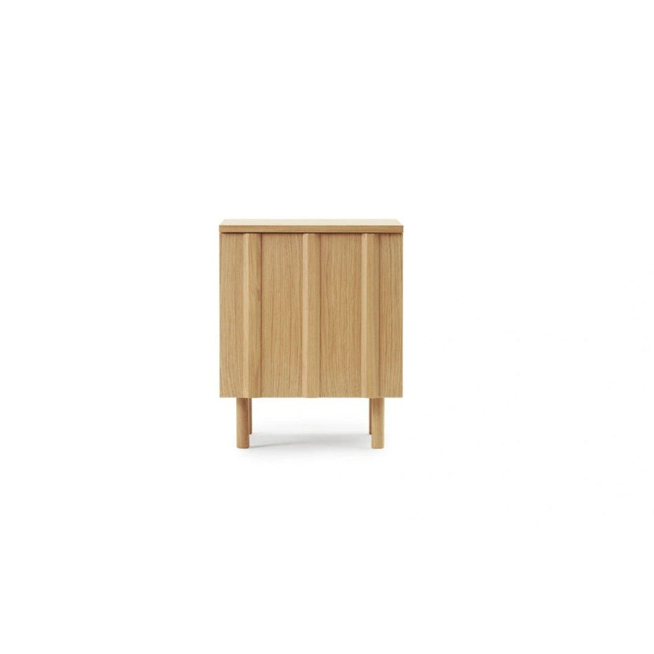 Table de nuit en chêne 42x40x52cm Rib - Normann Copenhagen - The Cool Republic