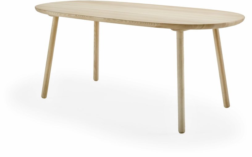 Table de salle à manger en frêne naturel Naïve - Emko - The Cool Republic