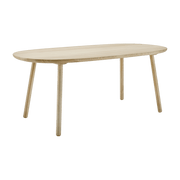 Table de salle à manger en frêne naturel Naïve - Emko - The Cool Republic