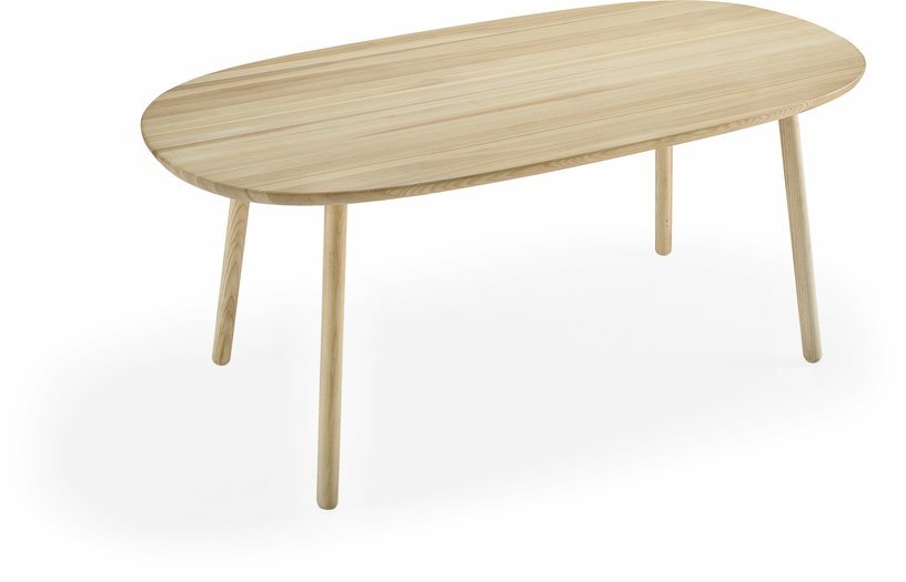 Table de salle à manger en frêne naturel Naïve - Emko - The Cool Republic