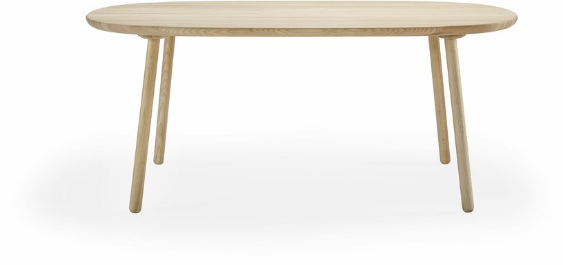 Table de salle à manger en frêne naturel Naïve - Emko - The Cool Republic