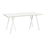 Table en acier blanche L160 cm Loop Stand - HAY - The Cool Republic