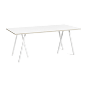 Table en acier blanche L180 cm Loop Stand - HAY - The Cool Republic