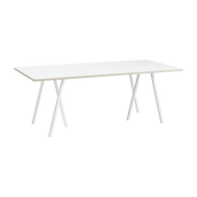 Table en acier blanche L200 cm Loop Stand - HAY - The Cool Republic