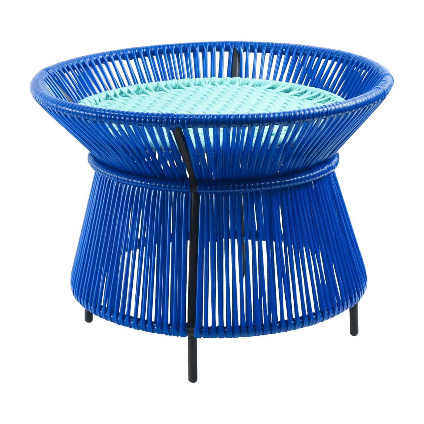 Table en acier bleu Caribe - Ames - The Cool Republic