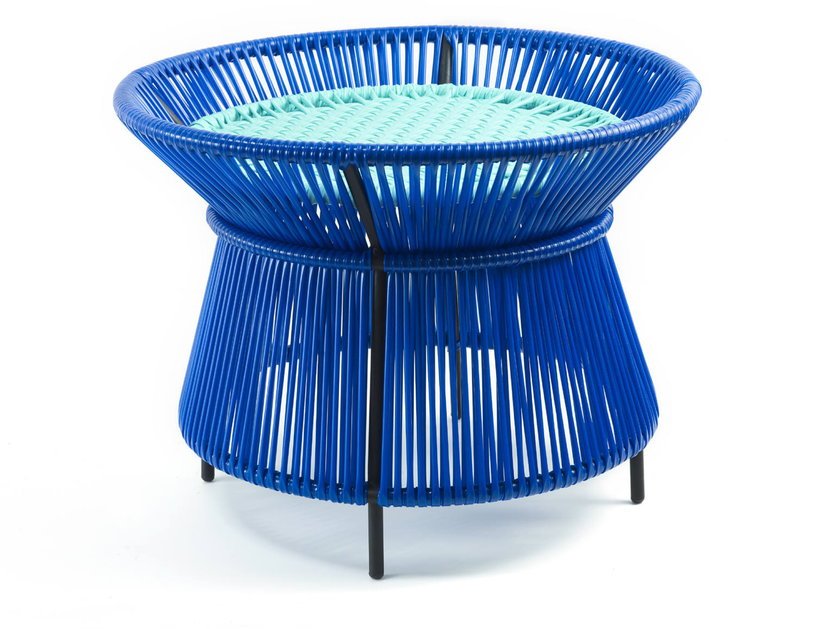 Table en acier bleu Caribe - Ames - The Cool Republic