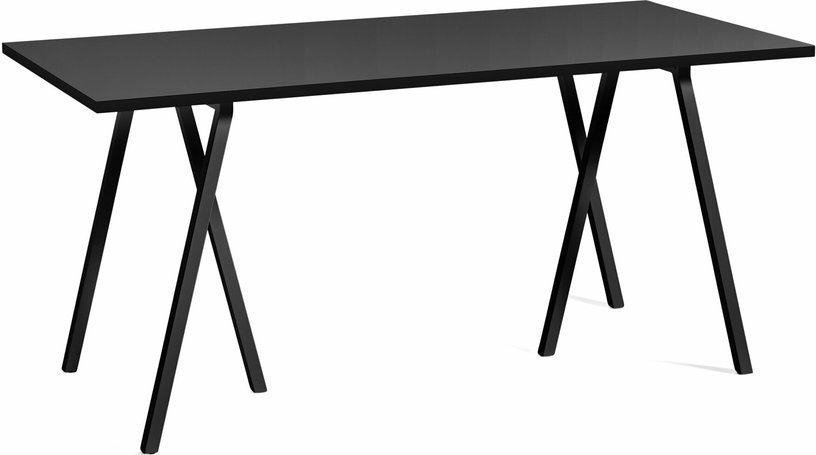 Table en acier noire L160 cm Loop Stand - HAY - The Cool Republic