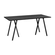 Table en acier noire L160 cm Loop Stand - HAY - The Cool Republic