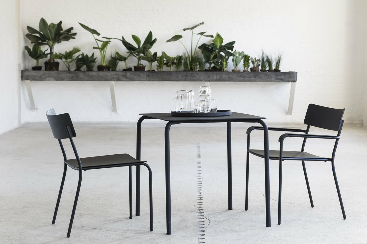 Table en aluminium noir 75 cm August - Serax - The Cool Republic
