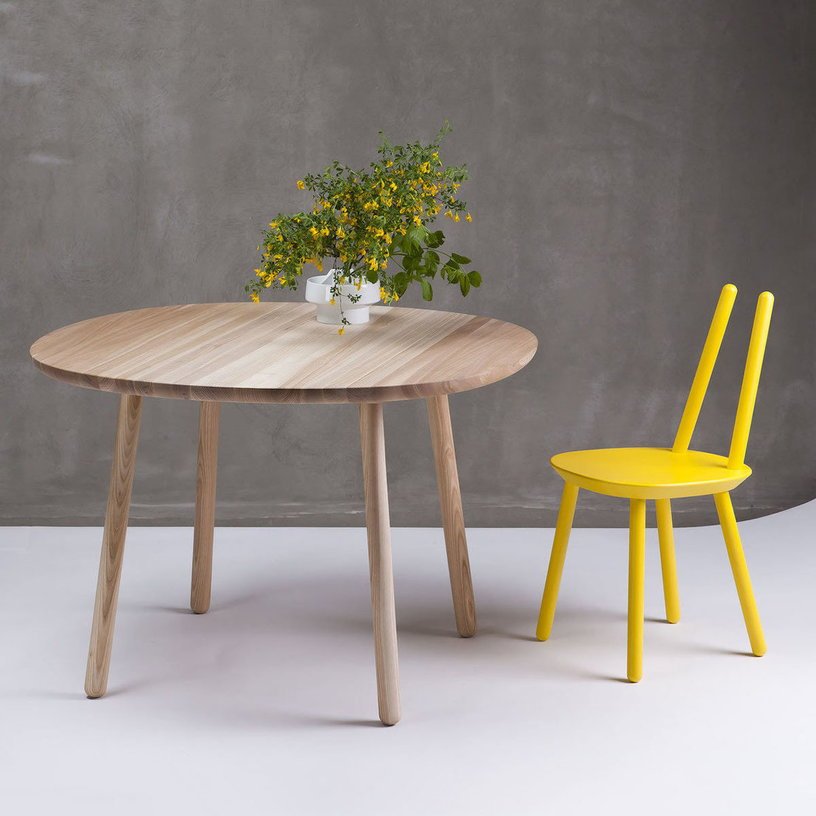 Table en bois naturel 110 cm Naïve - Emko - The Cool Republic