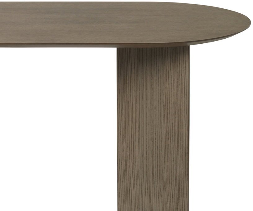 Table en bois ovale marron 150 cm Mingle - Ferm Living - The Cool Republic
