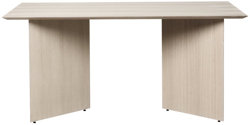 Table en bois rectangulaire beige 160 cm Mingle - Ferm Living - The Cool Republic