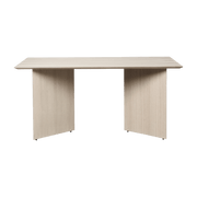 Table en bois rectangulaire beige 160 cm Mingle - Ferm Living - The Cool Republic