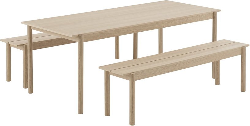 Table en chêne 200 Linear - Muuto - The Cool Republic