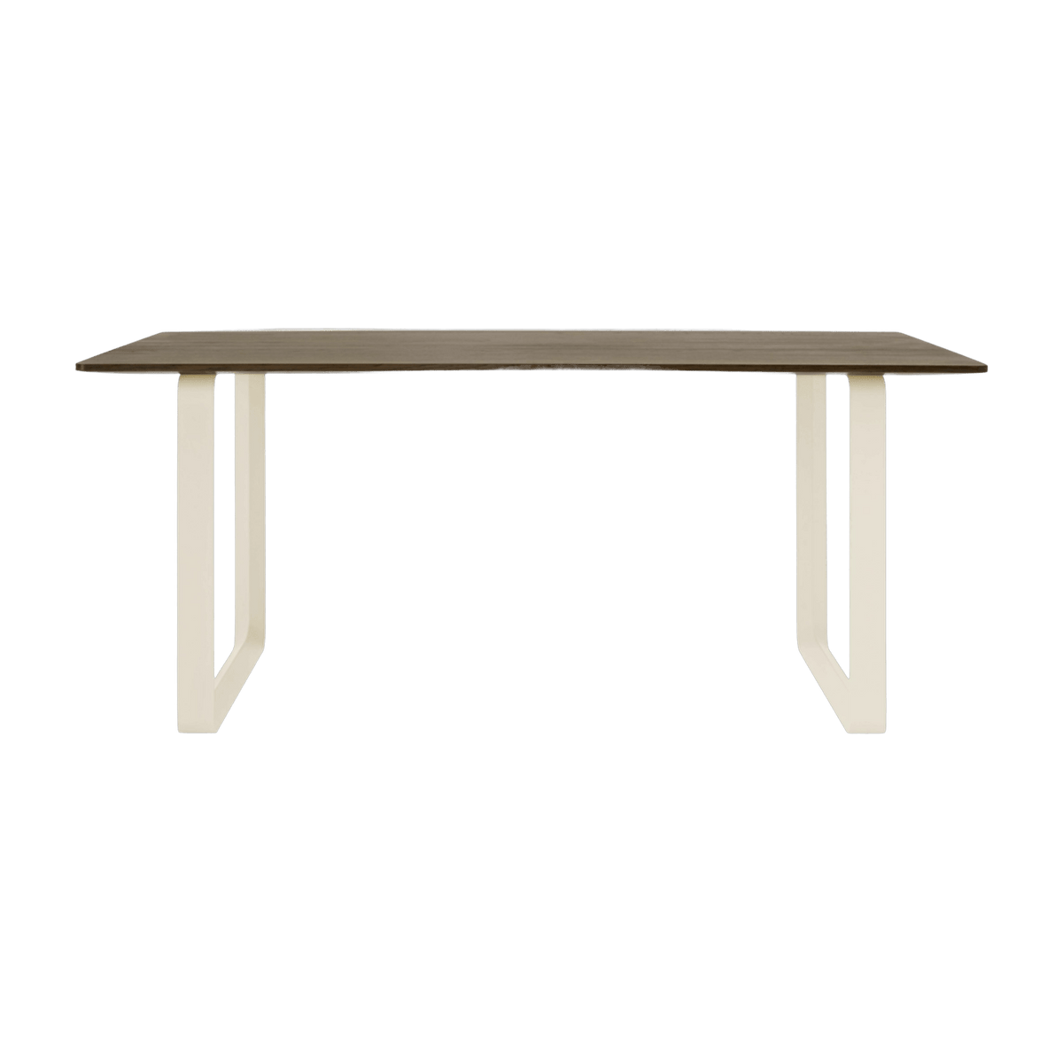 Table en chêne massif fumé et aluminium sable 170 x 85 cm 70/70 - Muuto - The Cool Republic