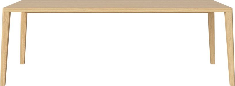 Table en chêne massif huilé 95 x 220 cm Graceful - Bolia - The Cool Republic