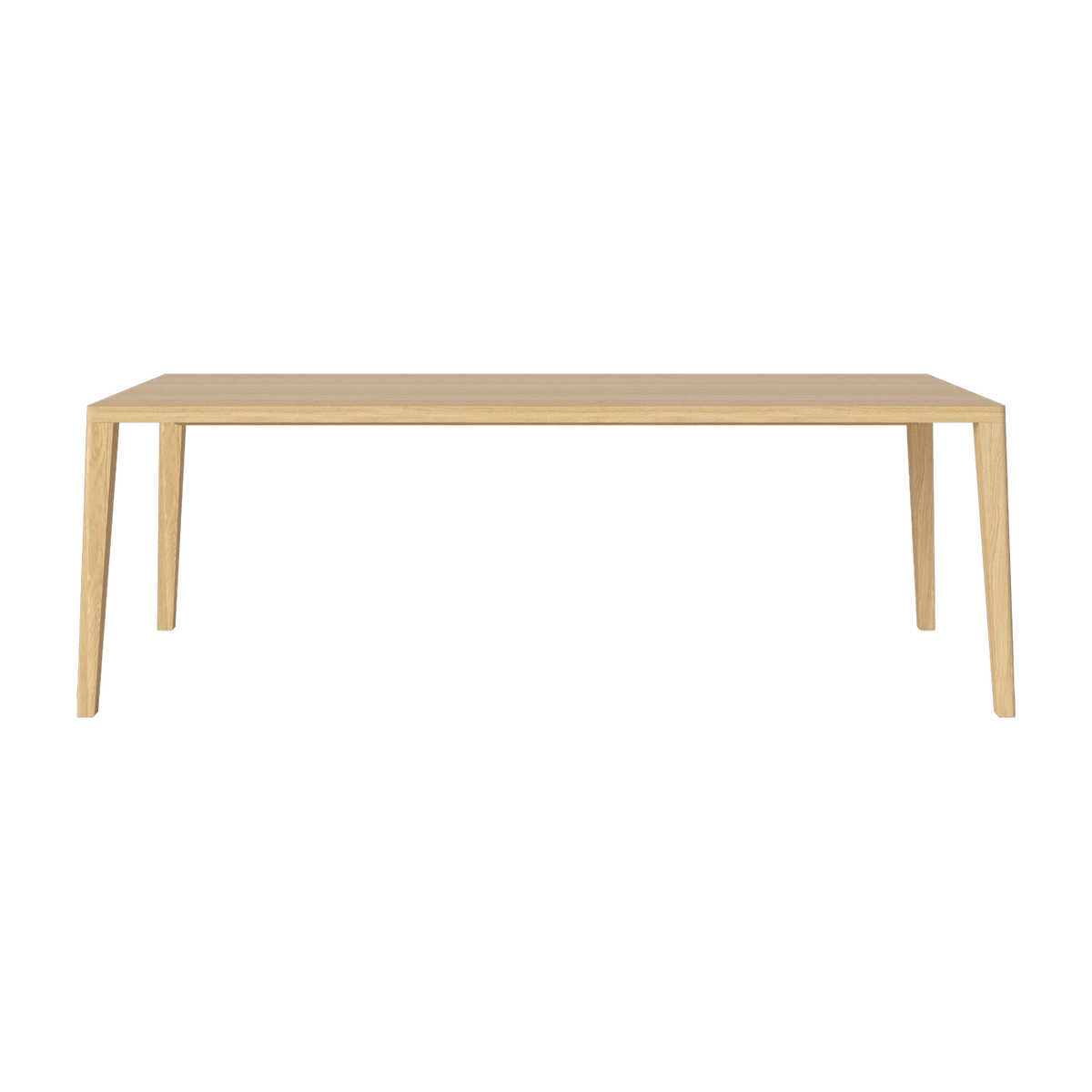 Table en chêne massif huilé 95 x 220 cm Graceful - Bolia - The Cool Republic