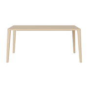 Table en chêne massif huilé pigmenté blanc 95 x 160 cm Graceful - Bolia - The Cool Republic