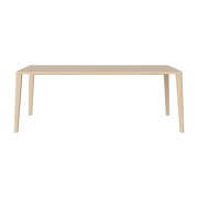 Table en chêne massif huilé pigmenté blanc 95 x 200 cm Graceful - Bolia - The Cool Republic
