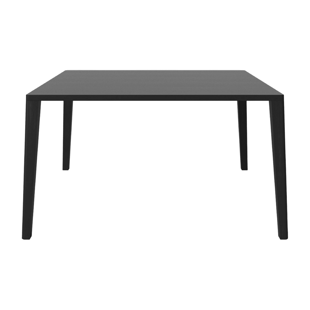 Table en chêne massif huilé teinté noir 130 x 130 cm Graceful - Bolia - The Cool Republic