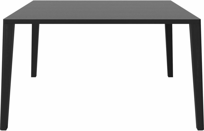 Table en chêne massif huilé teinté noir 130 x 130 cm Graceful - Bolia - The Cool Republic
