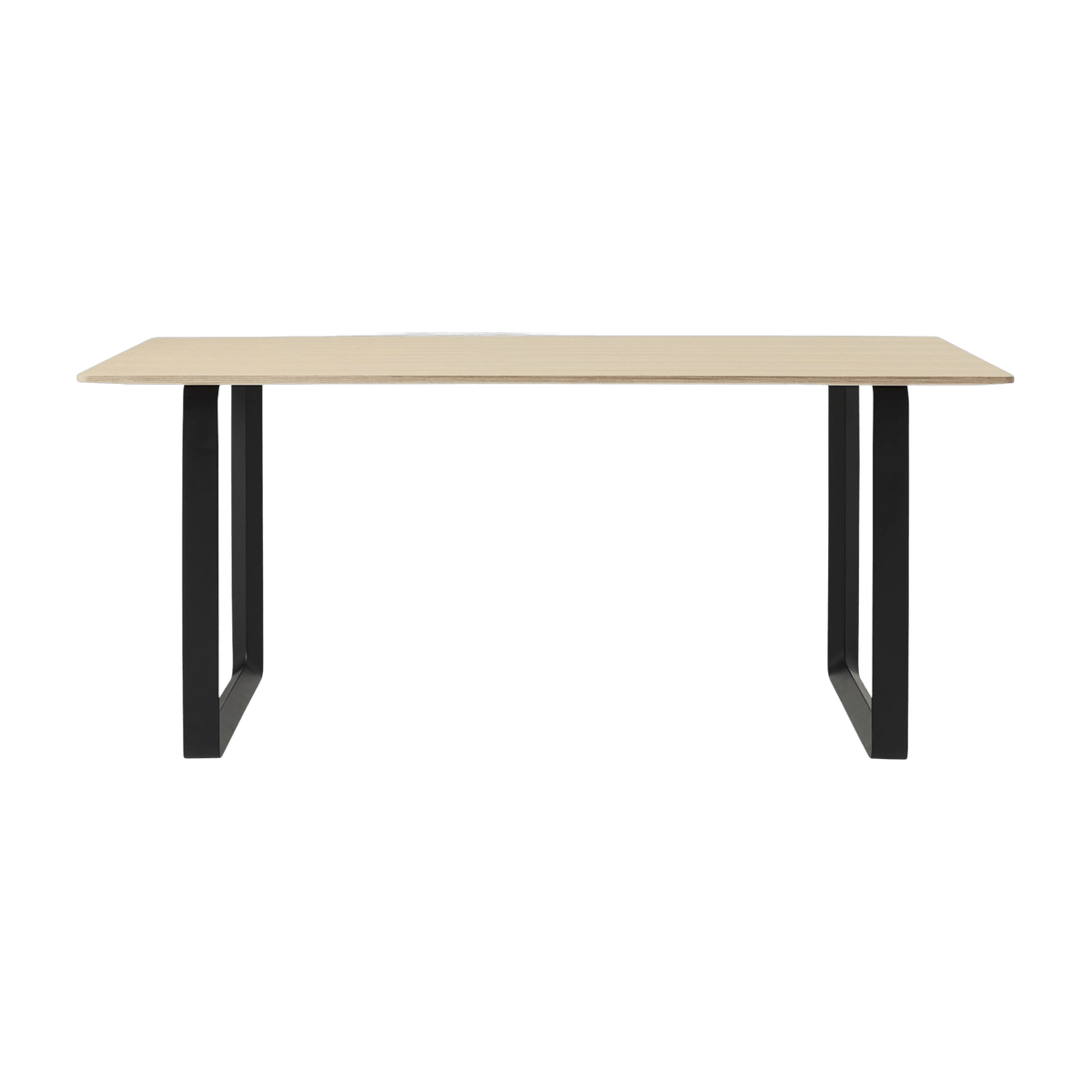 Table en chêne piétement noir 170 cm 70-70 - Muuto - The Cool Republic