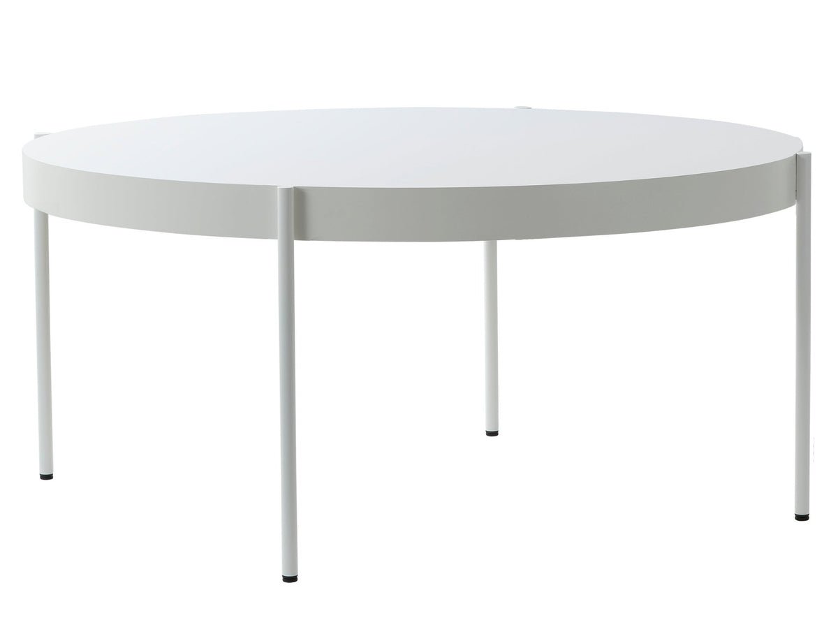 Table en métal et bois blanc 160cm Series 430 - Verpan - The Cool Republic