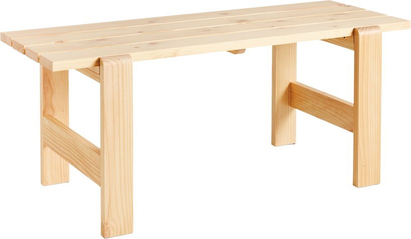 Table en pin laqué 180 x 66 x 74 cm Weekday - Hay - The Cool Republic