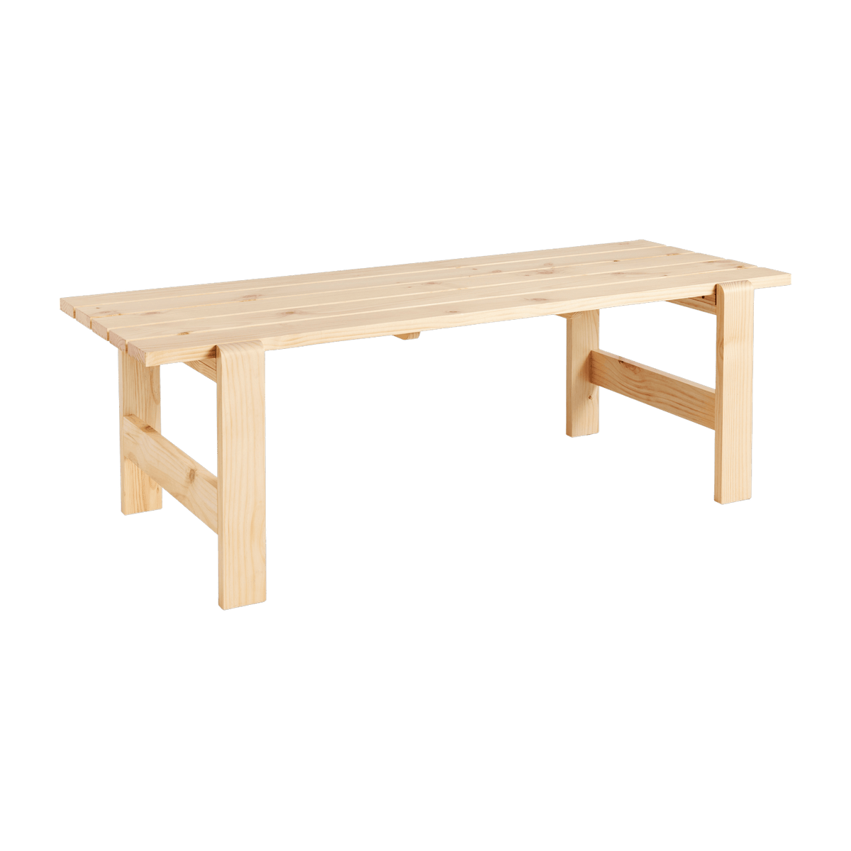 Table en pin laqué 230 x 83 x 74 cm Weekday - Hay - The Cool Republic