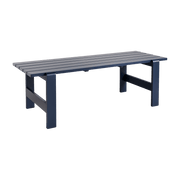 Table en pin laqué bleu métal 230 x 83 x 74 cm Weekday - Hay - The Cool Republic