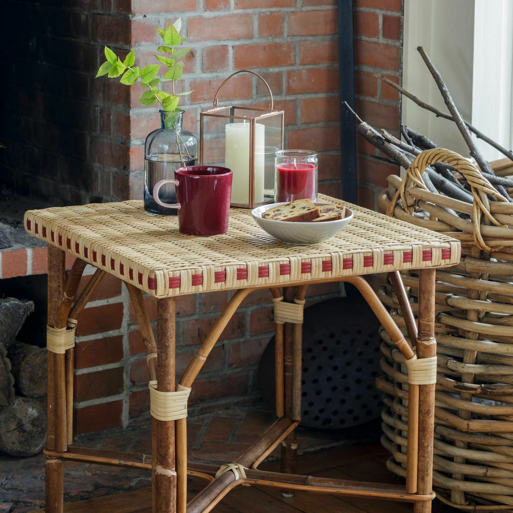 Table en rotin 49 x 52 cm Bagatelle - KOK - The Cool Republic
