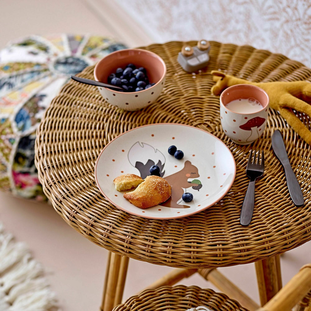 Table en rotin pour enfants Hortense - Bloomingville Mini - The Cool Republic