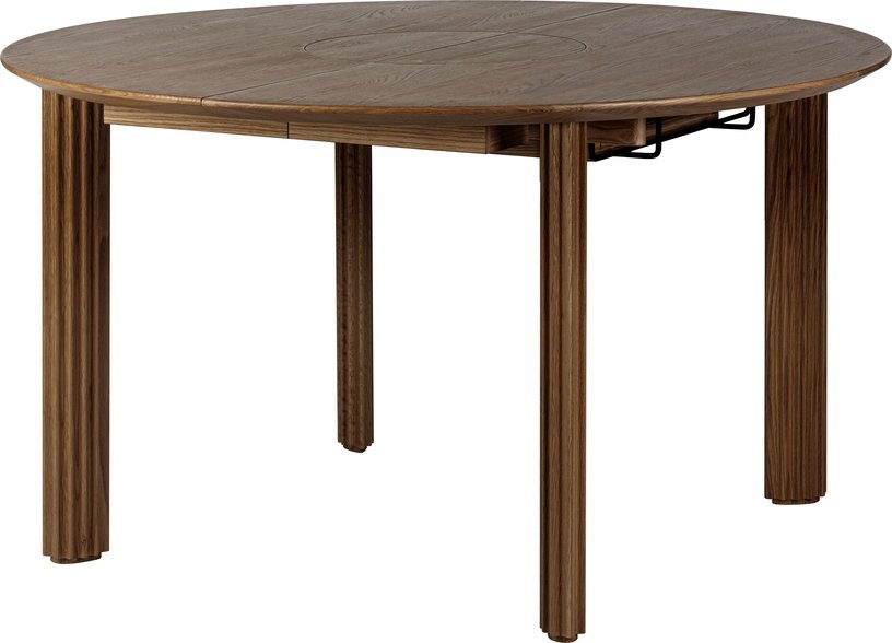 Table extensible en chêne foncé 132/202 x 74 cm Comfort Circle - UMAGE - The Cool Republic