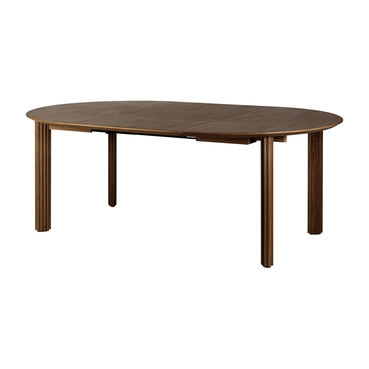 Table extensible en chêne foncé 132/202 x 74 cm Comfort Circle - UMAGE - The Cool Republic
